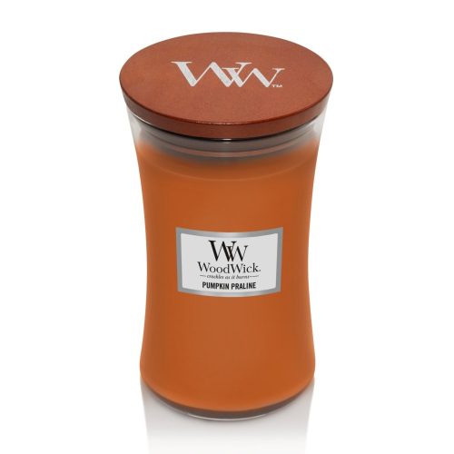 WoodWick Pumpkin Praliné nagy illatgyertya