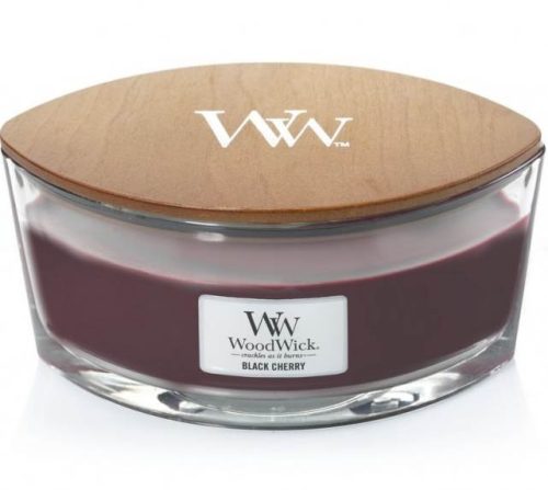 WoodWick Black Cherry hajó illatgyertya