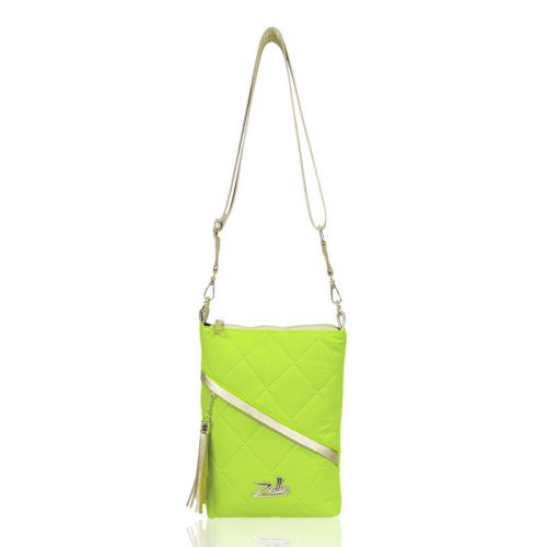 Zellia női crossbody oldaltáska, kaméleon zöld